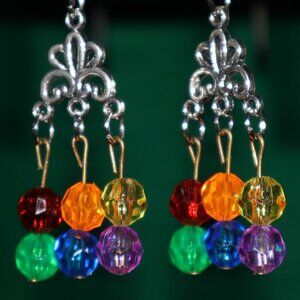 Handmade Clip-On Earrings - PRIDE SUPPORT - COT 28